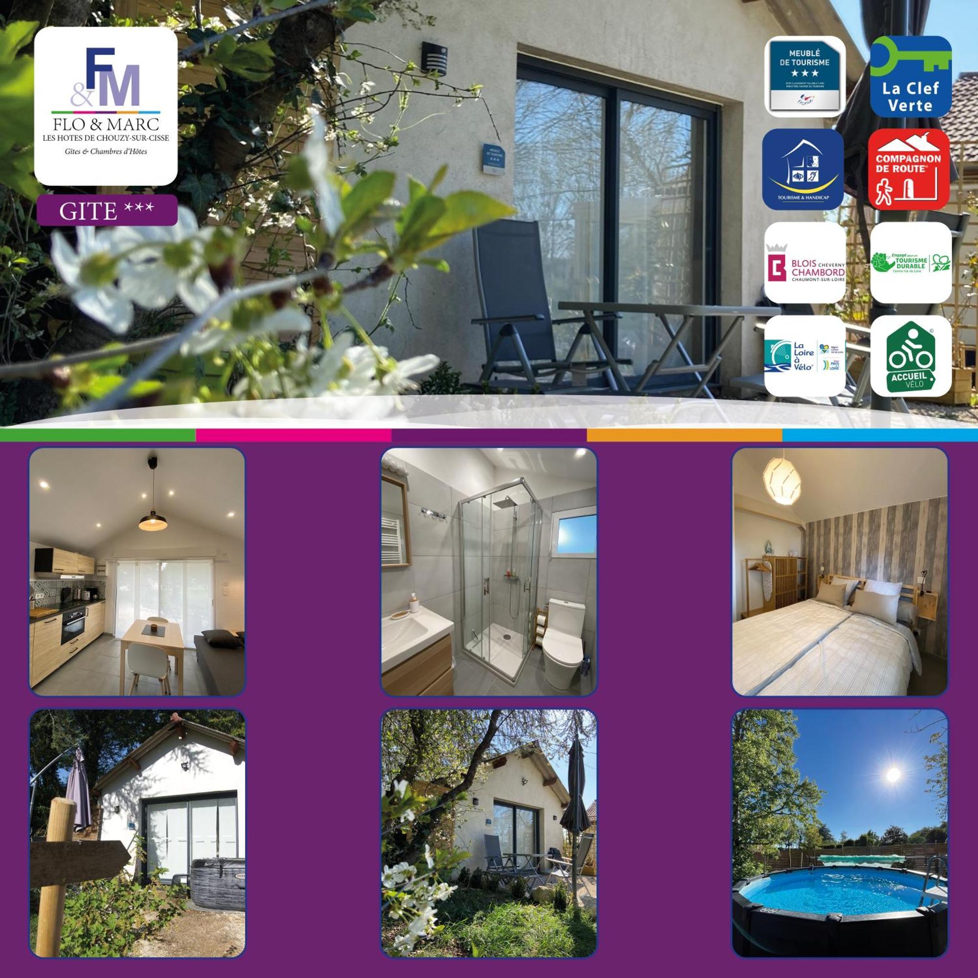 Cottage-Gite & Jacuzzi - Chez Flo & Marc Chouzy-sur-Cisse Luaran gambar